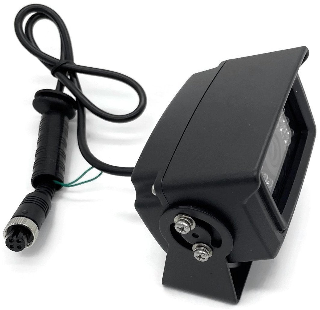 Universal R.V. Adjustable Reverse Backup Parking Rear View Camera (Black) 24 IR Sensors - Ensight Automotive Solutions -
