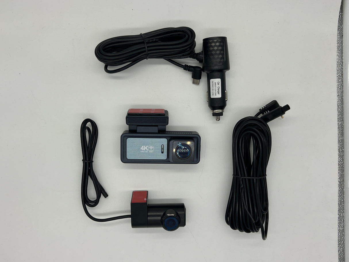 GCH DASHCAM-PRO | Ultra-Compact 4K Dual-Camera Dash Cam