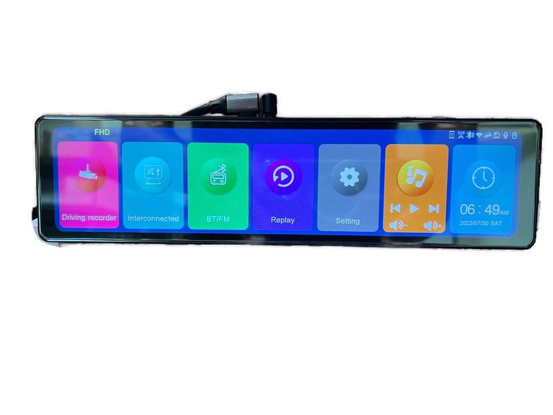 CarPlay & AndroidAuto Rear View Mirror with DVR - 12