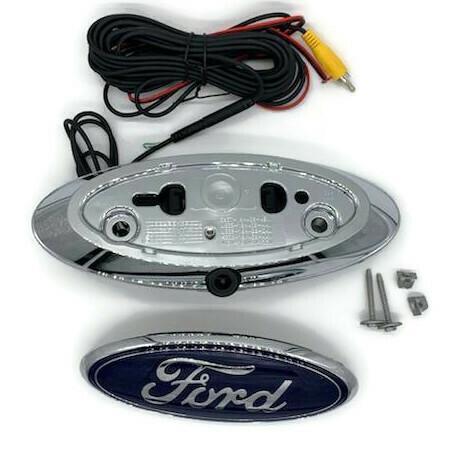 Integrated Reverse Logo Emblem Camera Viewing System for 2013-2015 Ford F-250 with 4.2" Screen - Ensight Automotive Solutions -