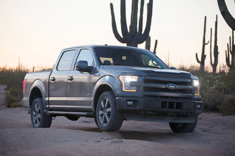 Integrated Reverse Logo Emblem Camera Viewing System for 2013-2016 Ford F-150 4.2" Screen - Ensight Automotive Solutions -