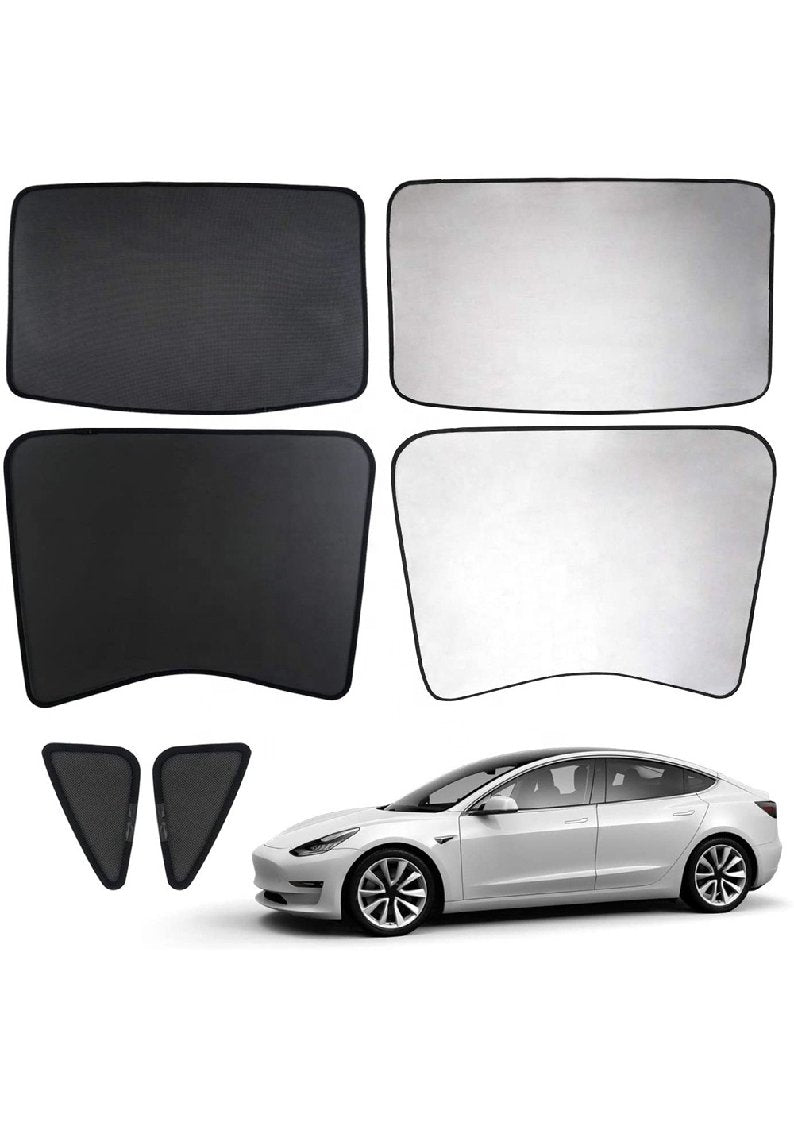 Tesla Model 3 Sun Roof Glare Reducers - Ensight Automotive Solutions -