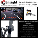 Universal License Plate Reverse Backup Parking Rear View Camera w/ DYNAMIC Parking lines (Unique) - Ensight Automotive Solutions -