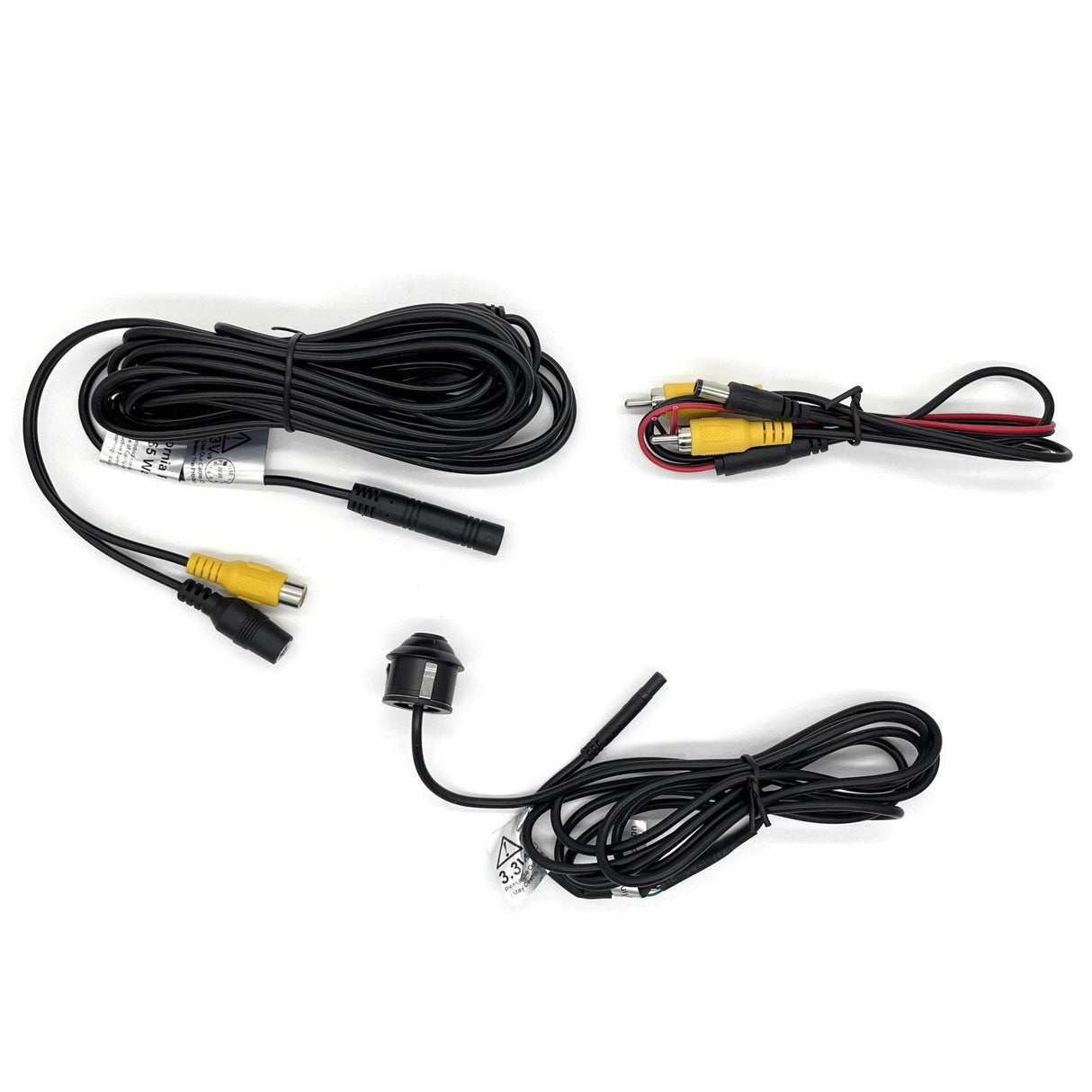 Universal Snap in Adjustable Bullet Reverse Backup Parking Rear View Camera w/ Optional Parking lines - Ensight Automotive Solutions -